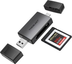  B Card Reader USB 3.2 10Gbps Up to 900MB s Speeds 2 in 1 USB C USB A P - £32.15 GBP