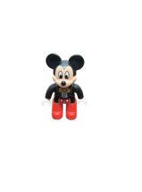 Mickey Mouse Lego Duplo 3&quot; Plastic Figure Suit Bow Tie Disney Building Blocks - £3.19 GBP