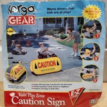KARGO GEAR &quot;CAUTION Kids Play Zone&quot; Two-Sided Soft Mesh Sign - EZ Set Up... - $24.09