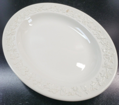 Wedgwood Cream Color On Cream Color 12.75&quot; Oval Serving Platter Vintage ... - £52.91 GBP