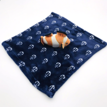 Hudson Baby Fish Lovey Clownfish Nemo HB Security Blanket Soother Single Layer - £8.11 GBP