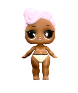 LOL Surprise DJ Queen Big Baby BB Pink Hair Dark Skin Large Doll Only 11&quot; - £13.63 GBP
