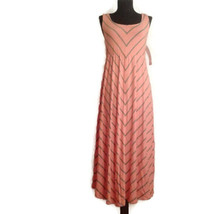 Liz Lange XS Maternity Chevron Dress for Target Pink Gray Mitered Stripe... - £14.15 GBP