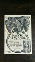 Vintage 1909 Royal Baking Powder Grapes Original Ad  721 - $6.64