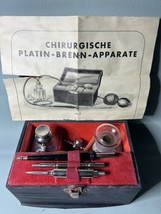 Antique Surgical platinum Burner Original Case And Full Set With Documen... - £977.82 GBP