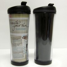 Starbucks Coffee Company 2008 16 Oz Plastic Create Your Own Travel Tumblers - $16.26