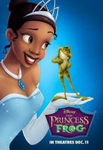 2009 Walt Disneys The Princess And The Frog Movie Poster 11X17 Tiana Louis  - £9.17 GBP