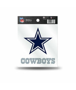 DALLAS COWBOYS LOGO REUSABLE STATIC CLING DECAL NEW &amp; OFFICIALLY LICENSED - £2.70 GBP