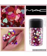 MAC Galactic Glitter Hearts Pink Hearts Glitter Lip Nail Eye Face Full S... - $33.28 CAD