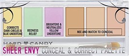 (LOT 2) Hard Candy Sheer Envy Conceal & Correct Palette #941 Light Medium SEALED - £8.96 GBP
