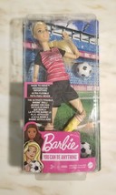 2020 Barbie You Can Be Anything Soccer Player Made To Move Blonde New - £15.26 GBP