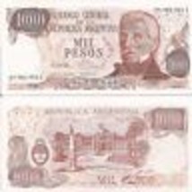 Argentina P304d. 1000 Pesos, Martin / Plaza de Mayo, Buenos Aires, UNC - £1.32 GBP