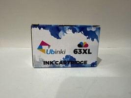 TWO Ubinki 63XL Ink Cartridge Black Color Combo Packs for HP  - $12.19