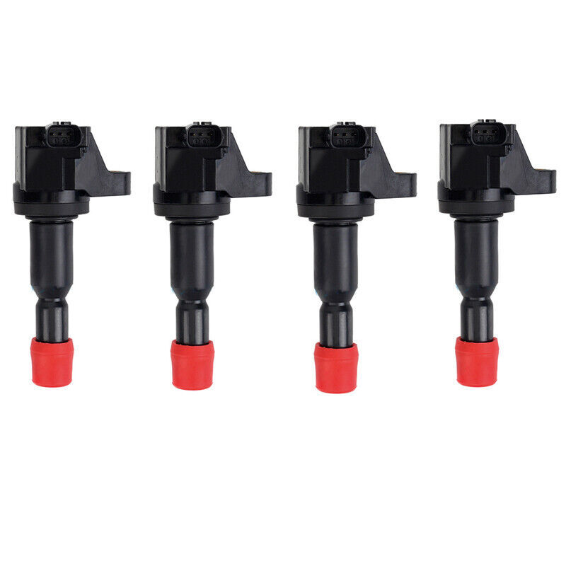 4Pcs Ignition Coil Kits Fit for Honda Fit 2007-2008 L4 1.5L Black 30520-... - $53.78