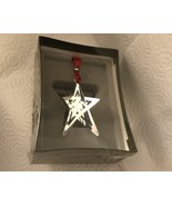CHRISTOFLE 2005 CHRISTMAS NOEL STAR ORNAMENT SILVER PLATE HOLIDAY NEW In... - £15.49 GBP