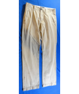 AMERICAN EAGLE TAN KHAKI MEN&#39;S FLAT FRONT FORMAL CASUAL DRESS PANTS 31X28.5 - $372.56 MXN