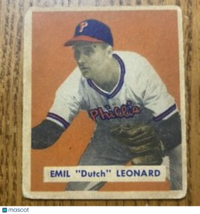 1949 Bowman Emil Dutch Leonard #115 - $15.00
