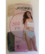 3 Jockey Elance Breath Comfort french cut briefs Size 8 Multi-color Styl... - €16,47 EUR