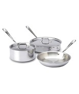 All-Clad 401599 Stainless Steel Tri-Ply Bonded Dishwasher Safe Cookware Set 5... - $5,910.83 MXN