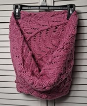 Gap Ladies One Size Open-Weave Pink Infinity Scarf New With Tags Msrp $34.95!! - £9.58 GBP