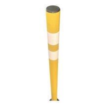 Gorilla Post Magnetic Yellow Impact Recovery Delineator Bollard Sign Post 48" B image 3