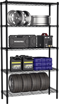 5-Tier Wire Shelving Unit 36”W X 14”D X 72”H Metal1750 LBS Load Capacity (Total) - £139.10 GBP