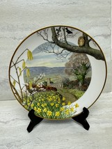 1979 Franklin Porcelain A Country Church in March Peter Barrett Collector Plate - £17.92 GBP