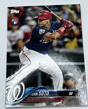 Juan Soto 2018 Topps Update Series Rookie Card RC #US300 Nationals Padres  - £16.41 GBP