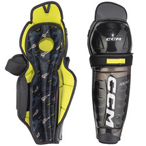 CCM Tacks AS580 Junior Hockey Shin Guards Size 11 - £79.74 GBP