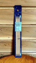 Vintage Plymouth Bamboo Knitting Needles #7 8 Inch Set of 5 - $17.24