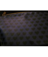ipsy November 2018 Purple With Black Hearts  Make Up Cosmetic Bag Brand New - £7.95 GBP
