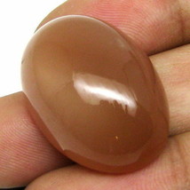Large 35.3Ct Natural Pink Moonstone Oval Cabochon Fine Gemstone - £52.32 GBP