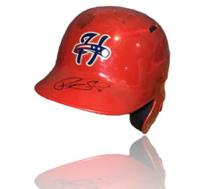 Pedro Severino Harrisburg Senators Game Used Autographed Batting Helmet ... - $342.99