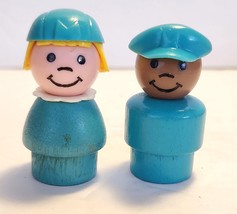 Fisher Price Little People Stewardess Pilot Play Family Airport Vintage 1970s - £14.30 GBP