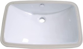 Kingston Brass Lb24157 Fauceture Forum Undermount Vitreous China Bathroom, White - $174.99