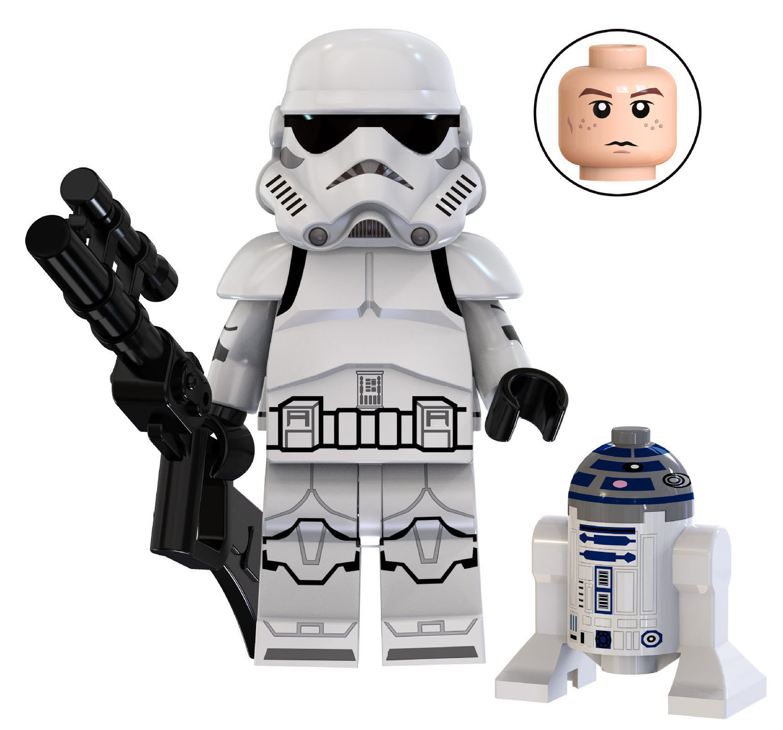 Playmobil Personnalisé Star Wars Scout Trooper (Guerres Clones) Ref-078 Bis