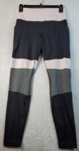 Athleta Leggings Womens Small Multicolor Knit Nylon Logo Elastic Waist P... - $15.69