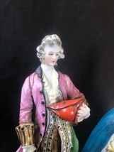 Antique porcelain Royal Vienna pair of figurines . Beheeve mark bottom - £189.70 GBP