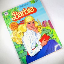 Barbie 120-Page Coloring Book Vintage 1983 A Golden Book 80s Illustrations - £15.79 GBP