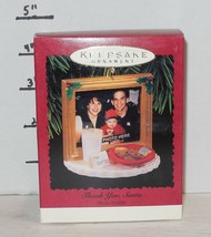 1996 Hallmark Keepsake Ornament Thank you Santa MIB - $24.39