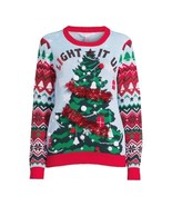 No Boundaries Junior&#39;s Christmas Sweater Size M (7-9) Color Red - €24,65 EUR
