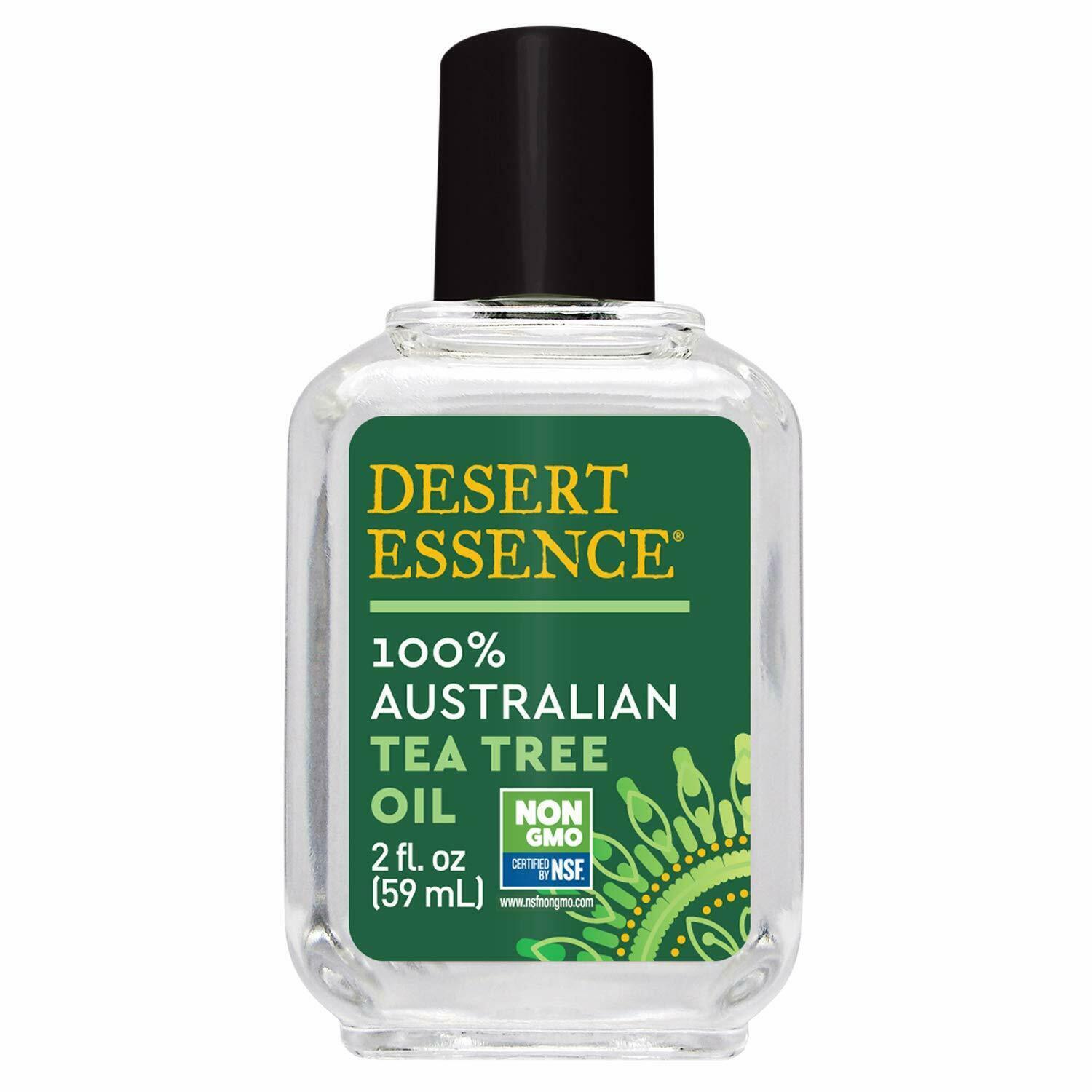 Desert Essence 100% Australian Tea Tree Oil - 2 Fl Oz - Therapeutic Grade Ess... - $19.94