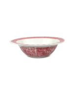 Royal Tudor ware Coaching Taverns pink transferware bowl staffordshire e... - $44.39 CAD