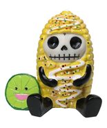 Furrybones Elotito Zesty Corn and Lime Snack Skeleton Figurine Furry Bones - $22.52 CAD