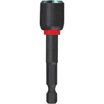 Milwaukee Shockwave 1/2&quot; 2-9/16&quot; OAL Magnetic Nutdriver 49-66-4737 - £14.38 GBP