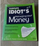 The Complete Idiots Guide To Managing Your Money By Robert K &amp; Christy H... - £6.26 GBP