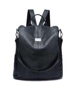 FR Fashion Co. 14&quot; Women&#39;s Anti-Theft Mini Leather Backpack - £39.95 GBP