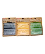 Russbe Lot 12 Reusable Snack &amp; Sandwich Bags Black Yellow Green 4pk x3 S... - $24.53