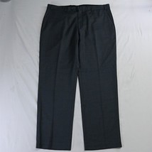 ENRO 40 x 32 Gray Straight Wool Dress Pants - £16.01 GBP