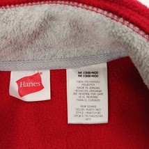 Hanes HN470100 Men's Red 1/4 Zip Pullover Sweater Long Sleeve Size Medium image 3